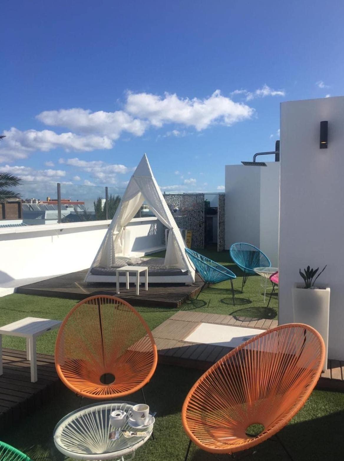 Corralejo Bristol Terrace Apartment Con Giardino Privato Esterno Dış mekan fotoğraf